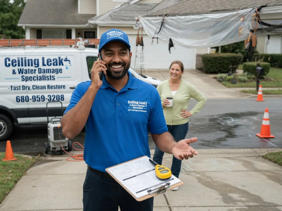 Ceiling Leak Cleanup Oakdale, LA FAQs